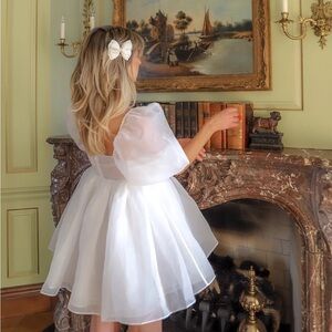 Selkie Ivory Puff Dress (M)